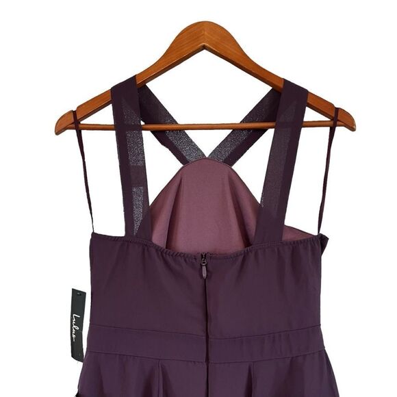 NWT! Lulus purple halter dress. Size medium - Picture 7 of 10